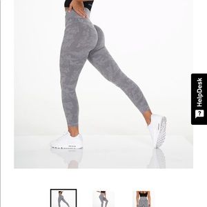 Gray camo NVGTN M leggings